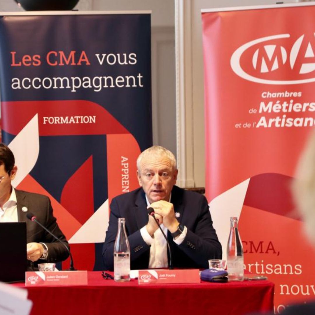 Conférence de presse rentrée 2023 de Joël Fourny, Président de CMA France