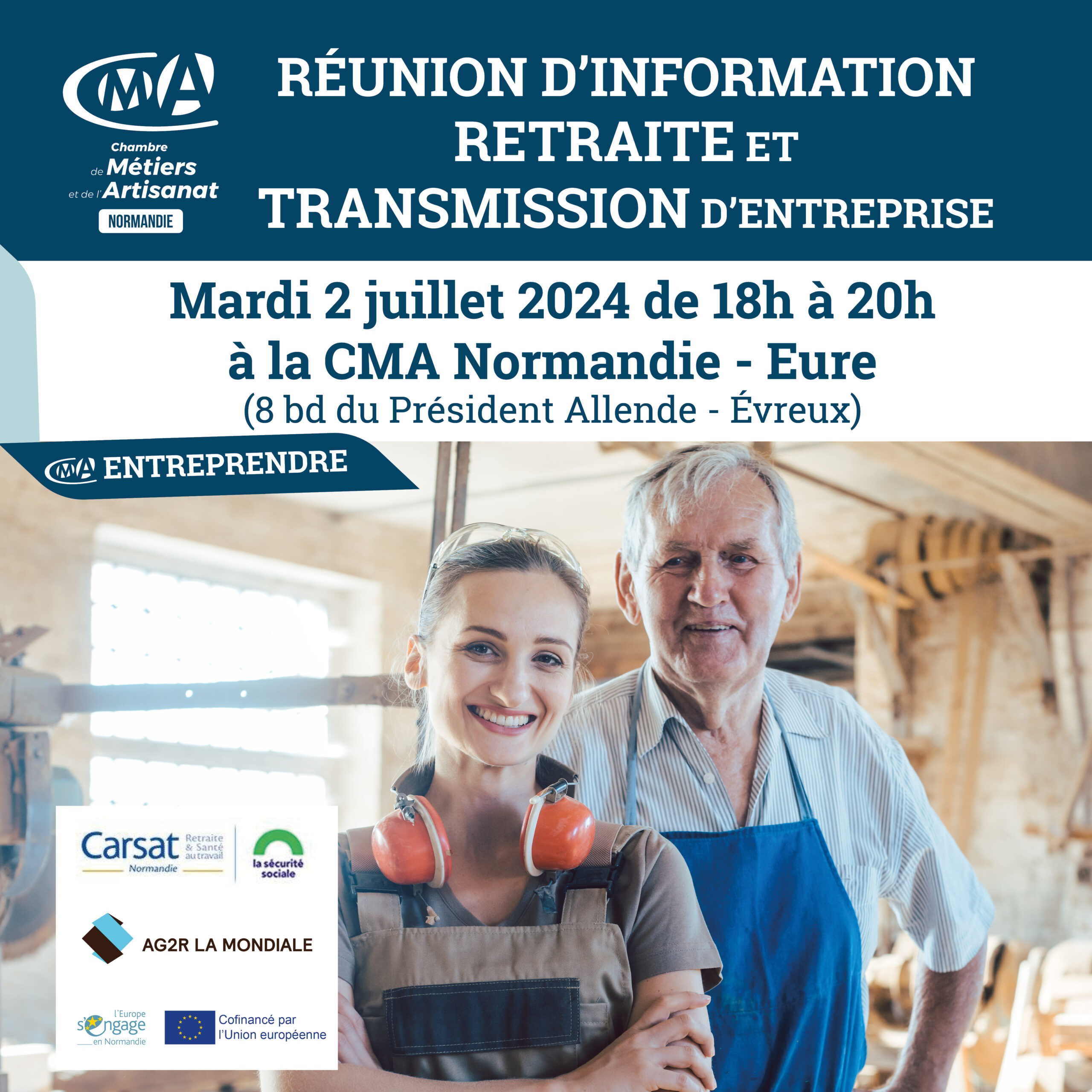 Soirée d'Information Retraite et Transmission d'Entreprise