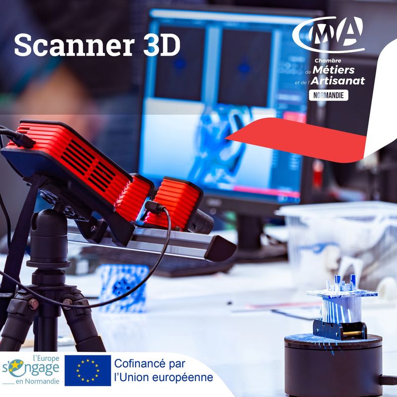 Atelier découverte du scan 3D à la CMA Normandie à Evreux (27)