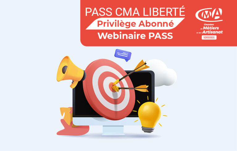 Privilège abonné au PASS CMA Liberté, assistez au Webinaire "5 astuces de marketing digital pour se faire connaitre"