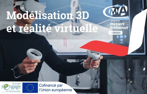 Atelier découverte modélisation 3D et Réalité Virtuelle à la CMA Normandie à Evreux (27)