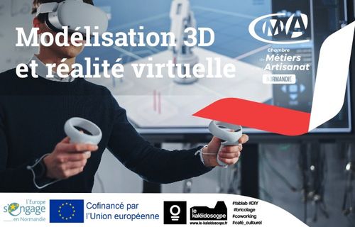 Atelier découverte modélisation 3D et Réalité Virtuelle au FabLab des Copeaux Numériques (76)