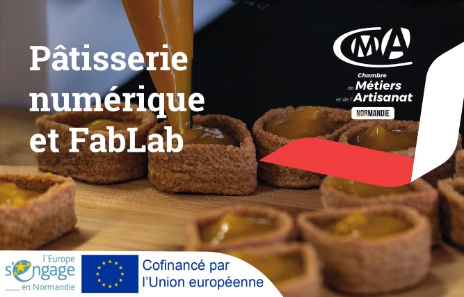 Atelier découverte de la Pâtisserie Numérique au CFA Eugénie Brazier à Dieppe (76)