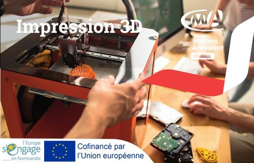 Atelier découverte de l’impression 3D à la CMA Normandie au Havre (76)