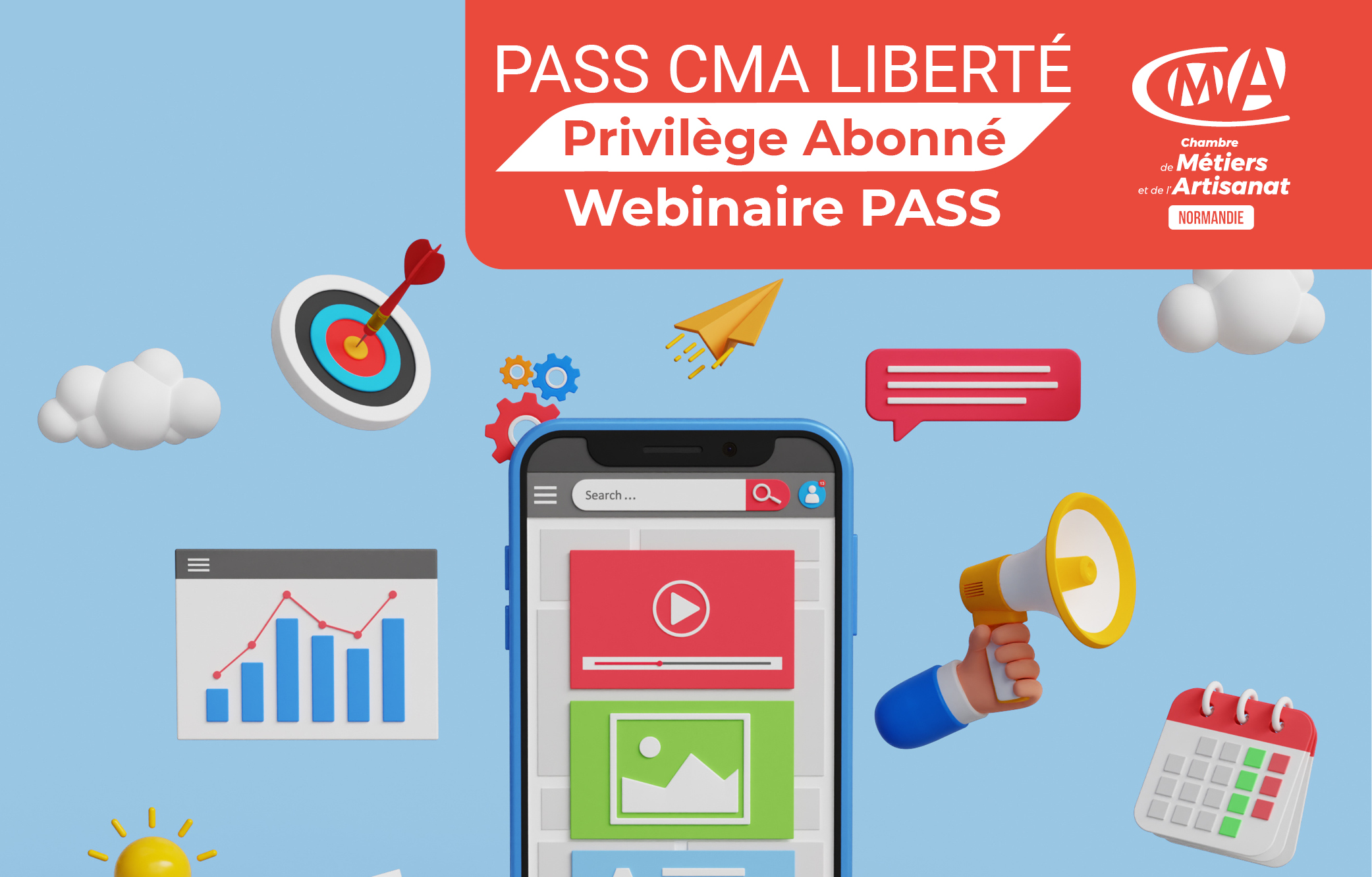 Webinaire "3 clés pour booster votre visibilité sur Google & les réseaux sociaux"