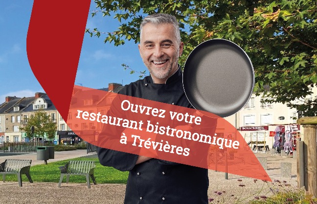 Appel à candidatures : Ouverture d’un restaurant bistronomique à Trévières (14)