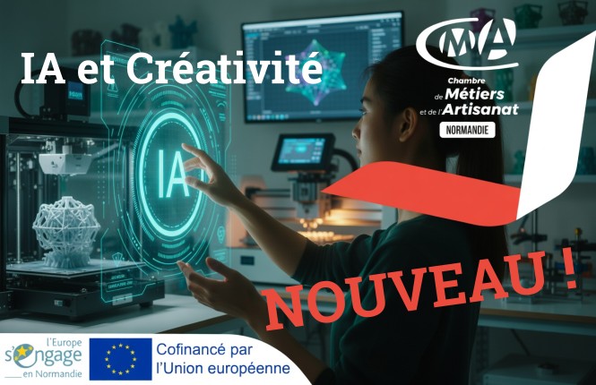 Atelier découverte : L’IA au Service de Votre Créativité Artisanale, à la CMA Normandie à Caen (14)