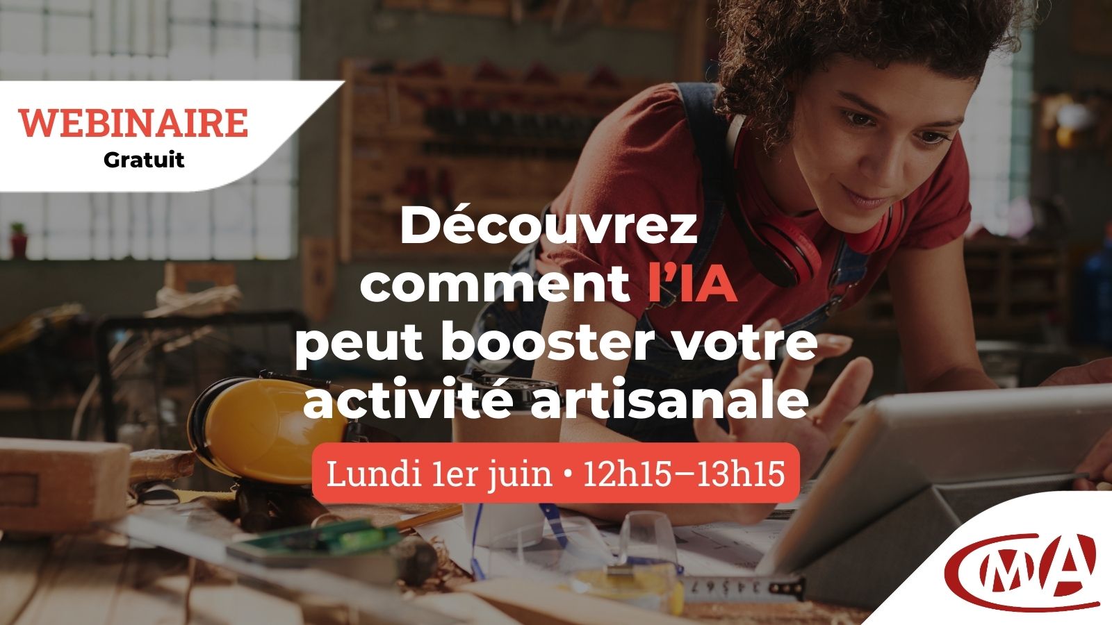 Webinaire – Découvrez comment l'Intelligence Artificielle peut booster votre activité artisanale