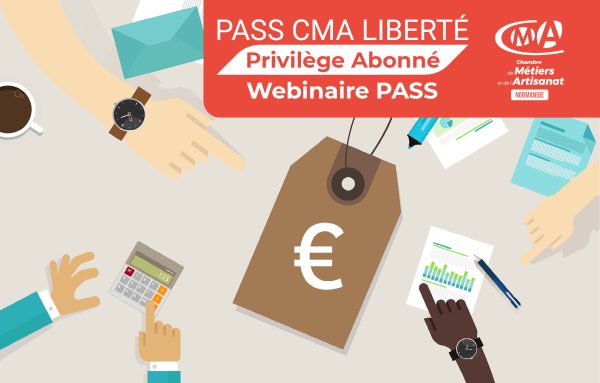 PASS CMA Liberté. Webinaire : 3 astuces pour fixer vos prix sans stress et bien gagner votre vie.