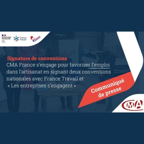 Convention signée - CMA France et France Travail